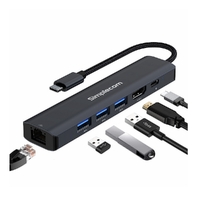 Simplecom CHN560 USB-C SuperSpeed 6-in-1 Multiport Adapter Docking Station