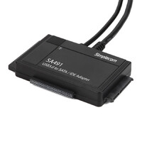 Simplecom SA491 3-IN-1 USB 3.0 TO 2.5', 3.5' & 5.25' SATA/IDE Adapter with Power Supply