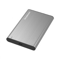 Simplecom SE221 Aluminium 2.5'' SATA HDD/SSD to USB 3.1 Enclosure Grey