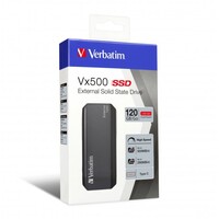 Verbatim Vx500 EXTERNAL SSD Drive 120GB USB3.1