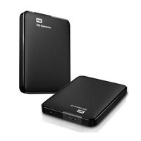 Western Digital WD Elements 1TB USB 3.0 2.5' Portable External Hard Drive - Slim Light Durable Shock Proof Black Plug & Play NTFS for Windows 10/8.1/7