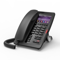 Fanvil H5 Hotel / Office Enterprise IP Phone - 3.5' Colour Screen, 1 Line, 6 x Programmable Buttons, Dual 10/100 NIC, POE, 2 Years Warranty