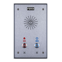 Fanvil I12D 2 Outdoor Audio Intercom, 2 SIP Lines, 2 Button, 2 SIP Lines, PoE, Full-duplex speakerphone, AIO: door access, intercom and paging service