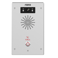 Fanvil i16SV Audio/Video Intercom, HD Audio/Video, Built-in HD camera, IP65 waterproof and dustproof, 2 SIP lines,  PoE enabled