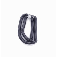 Fanvil curly cord for XU series headset, curve，black