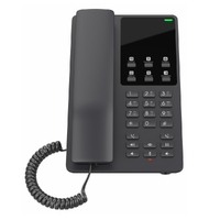 Grandstream GHP621W Desktop Hotel Phone,  Built-in WiFi, Black, 2 SIP Accounts, 2 Lines, 3-way Audio Conferencing, Hearing Aid Compatibility (HAC)