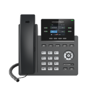 Grandstream GRP2612W 4 Line IP Phone, 2 SIP Accounts, 320x240 Colour Screen, HD Audio, Inbuilt WiFi, Powerable Via POE