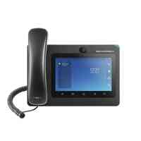 Grandstream GXV3370 16 Line Android IP Phone, 16 SIP Accounts, 1024 x 600 Colour Touch Screen, 1MB Camera, Building Bluetooth+Wifi, Powerable Via POE