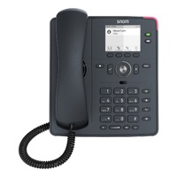 SNOM D140 DeskTelephone, PoE, HD Audio, Cost-effective, 2 SIP Identities, Low Power Consumption (PoE)
