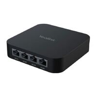 Yealink RCH40 4-Port PoE Switch, Used For Connecting Yealink Meeting Room Cameras, Microphones & Speakers