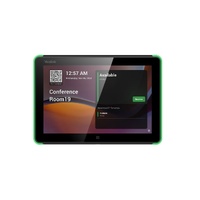 Yealink Roompanel Android based Scheduling Panel 8-inch, flush mount kit for wall or glass, 20° Tilt, PSU included, Yealink Platform, Microsoft Teams,