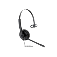 Yealink UH34 Mono Wideband Noise Cancelling Microphone - USB Connection, Leather Ear Cushions, Designed for Microsoft Teams