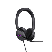Yealink UH48 Teams USB Wired Headset Hybrid Active Noise Cancellation, Four-Microphone Noise-canceling Technology,  Swift Plug & Play All-Day Comfort
