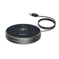 Yealink VCM36-W Wireless Microphone for Video Conference System, HD Voice 6-Meter 360° Voice Pickup, Full-Duplex technology, USB cable, 2 Y Warranty