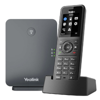 Yealink W77P High-Performance IP DECT Solution including W57R Rugged Handset And W70B Base Station, Up To 20 Simultaneous