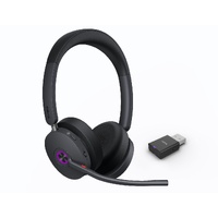 Yealink WH68 Dual Teams Hybrid  DECT & Bluetooth Hybrid Wireless Technology, 4-Mic Hybrid ANC, 4-Mic Noise Cancellation, All-Day-Wearing Comfort