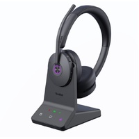Yealink WH68 Dual Teams DECT & Bluetooth Hybrid Wireless Technology, 4-Mic Hybrid ANC, 4-Mic Noise Cancellation, All-Day-Wearing Comfort