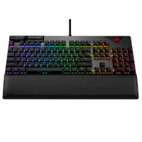 ASUS XA08 STRIX FLARE II/NXBL/US Gaming Mechanical Keyboard, 100% TKL, ROG NX Mechanical Switches, PBT Keycaps, 8000Hz 0.125ms, Media Controls