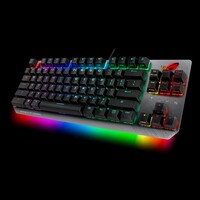 ASUS ROG STRIX SCOPE TKL/RD Wired Mechanical RGB Gaming Keyboard For FPS Games, Cherry MX Switches, Aluminum Frame, Aura Sync Lighting