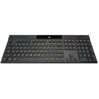 CORSAIR K100 RGB AIR Wireless Ultra-Thin Mechanical Gaming Keyboard, Backlit RGB LED, CHERRY ULP Tactile, Black