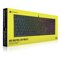 Corsair K60 RGB PRO LOW PROFILE Mechanical Gaming Keyboard, Backlit RGB LED, CHERRY MX Low Profile SPEED Keyswitches, Black (LS)