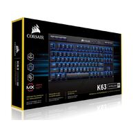 Corsair Gaming??? K63 Wireless Backlit Blue LED, Cherry MX Red, Mechanical Gaming Keyboard -