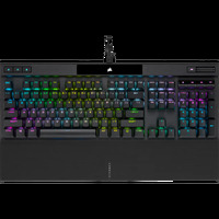 CORSAIR K70 RGB PRO Mechanical Gaming Keyboard, Backlit RGB LED, CHERRY MX Blue, Black, Black PBT Keycaps, Professional Gaming