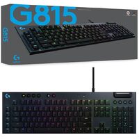 Logitech G815 LIGHTSYNC RGB Mechanical Low Profile Gaming Keyboard - GL Linear Switches