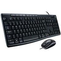 Logitech MK200 Media Keyboard and Mouse Combo 1000dpi USB 2.0 Full-size Keyboard Thin profile Instant access to applications