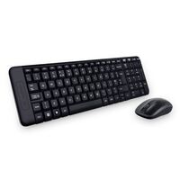 Logitech MK220 Wireless Keyboard & Mouse Combo Much smaller design, same keys 2.4 GHz 128-bit AES encryption Fewer battery hassles(L)