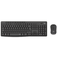 Logitech Mk295 Wireless Silent  Keyboard And Mouse Combo, 2.4ghz Usb Receiver - 1yr Wty