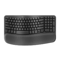 Logitech Ergo Series Wave Keys Wireless Ergonomic Keyboard (Graphite)