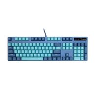 RAPOO V500 Pro Backlit Mechanical Gaming Keyboard - Spill Resistant, Metal Cover, Ideal for Entry Level Gamers--Cyan Blue