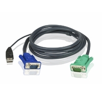 Aten KVM Cable 1.2m with VGA & USB to 3in1 SPHD to suit CS8xU, CS174x, CS13xx, CS17xxA, CS17xxi CL5xxx, CL58xx