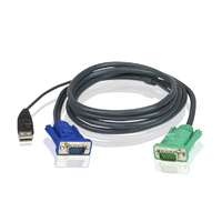 Aten KVM Cable 1.8m with VGA & USB to 3in1 SPHD