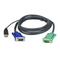 Aten KVM Cable 3m with VGA & USB to 3in1 SPHD