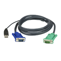 Aten KVM Cable 3m with VGA & USB to 3in1 SPHD