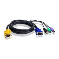 Aten KVM Cable 3m with USB & PS/2 to 3in1 SPHD