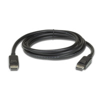 Aten 3m DisplayPort Cable, supports up to 3840 x 2160 @ 60Hz, 28 AWG copper wire construction for high-definition media connections