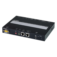 Aten CN9000 1-Local/Remote Share Access Single Port VGA KVM over IP Switch, High video resolution, FPGA graphics processor, 5-pin Relay/DI Terminal