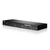 Aten 16 Port PS/2-USB 2.0 KVMP Switch over IP, 1 VGA USB KVM Cable, 1 VGA PS/2 KVM Cable included