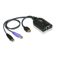 Aten HDMI USB KVM Adapter Cable with Virtual Media & Smart Card Reader Support for KN/KM/KH series