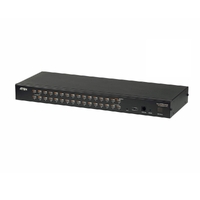 Aten Rackmount KVM Switch 1 Console 32 Port Multi-Interface Cat 5, KVM Cables NOT Included, Daisy Chainable for up to 1024 Devices,