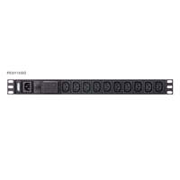 Aten 10 Port 1U Basic PDU with Surge Protection, supports 10A with 10 IEC C13 outputs