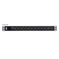 Aten 12-Port 15A Power Distriubiton Unit - Basic PDU, 1U Rackmount Design 12x C13, Overload protection