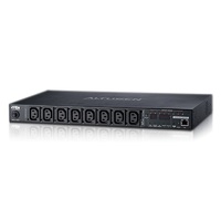 *PROMO* *SOH only* Aten 8-Port 10A Eco Power Distribution Unit - PDU over IP, 1U Rack Mount Design, Control and Monitor Power Status (PE6108G)