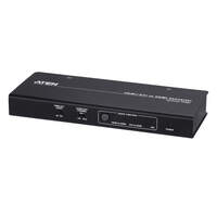Aten 4K HDMI/DVI to HDMI Converter with Audio De-Embedder, supports ARC and DVI + Audio In to HDMI conversion, analog audio out and digital audio out