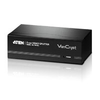 Aten Video Splitter 2 Port VGA Splitter 450Mhz, 2048x1536, Cascadable to 3 levels (Up to 8 Outputs) (LS)