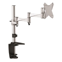 Astrotek Monitor Stand Desk Mount 43cm Arm for Single LCD Display 21.5' 22' 23.6' 24' 27' 8kg 15?? tilt 180?? swivel 360?? rotate VESA 75x75 100x100