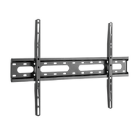 Brateck KL31-46F Super Economy Fixed TV Wall Mount, Fit Screen Size: 37'-80' Up to 45 KG, Fine Texture Black, 635x420x27mm (new)